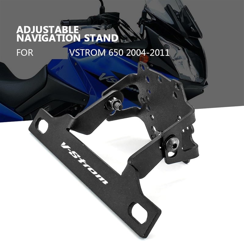 QASULER Motorcycle GPS Navigation Bracket for Suzuki V-Strom 650 - Image 2