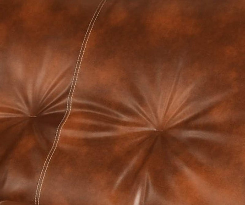 FutonX Full Size Camel Futon Cover Only Bonded Leather Premium Collection Fits 6-8 inch Futons Mattress (Havana) - Image 1