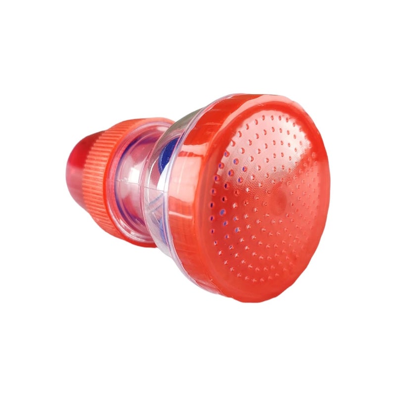Water Softner Filter/Tap Shower Sprinkler head/Direct Ration Kitchen and Bathroom Tap Sprinkler Plastic Shower Head - Red, Blue,green (Multicolour) (Pack of 4)  - Image 1