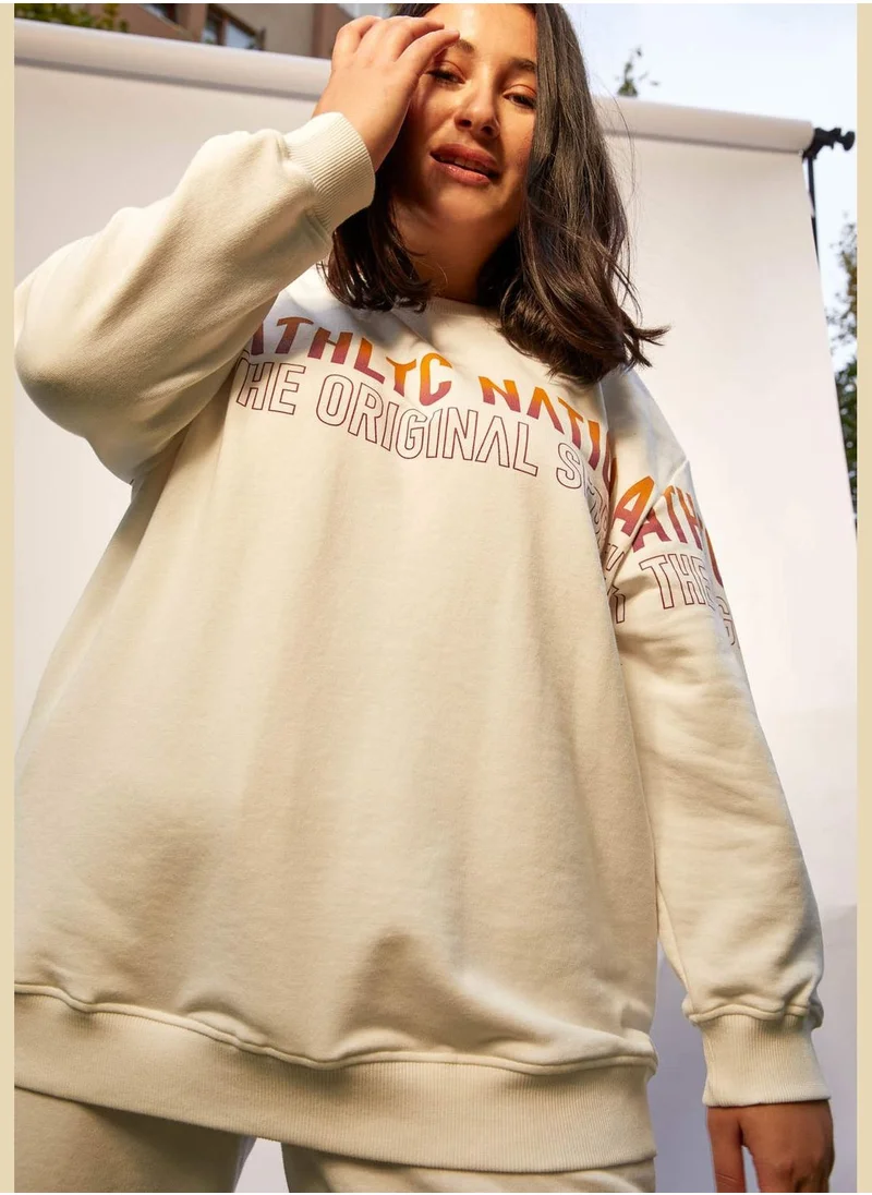 DeFacto Oversize Fit Big Size Sweatshirt