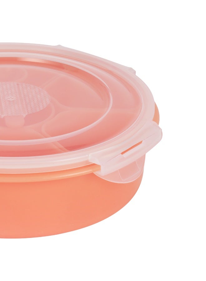 Royalford Indian Masala Dabba RF12904 Seasoning Box 7 Compartments with Clip on Lock Lid Elegant Plastic Spice Container Plastic Masala Spices Box - Image 2