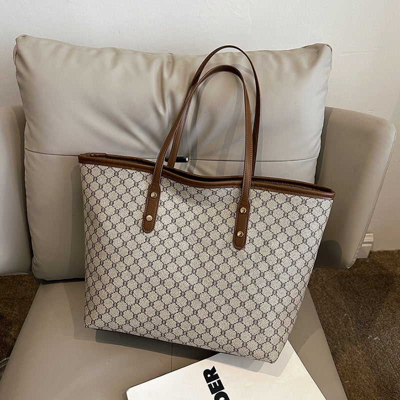 Simple Fashionable Large Capacity Tote Bag for Women - Image 1