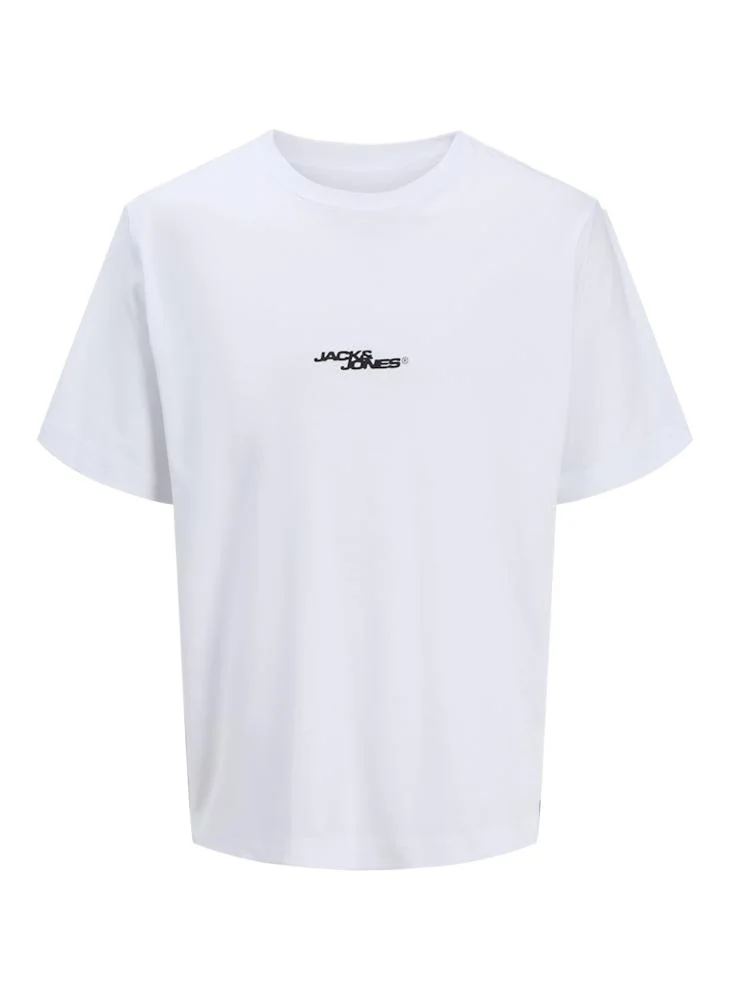 JACK & JONES Jcosago Photo Back Short Sleeve  Crew Neck T-Shirt