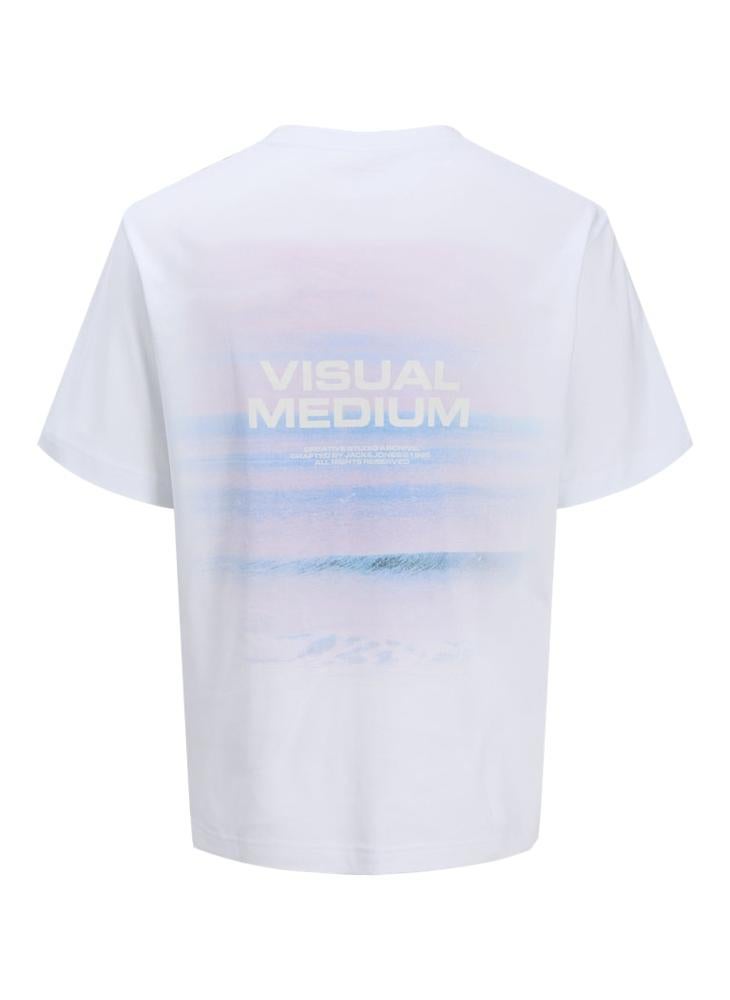 JACK & JONES Jcosago Photo Back Short Sleeve  Crew Neck T-Shirt  - Image 2