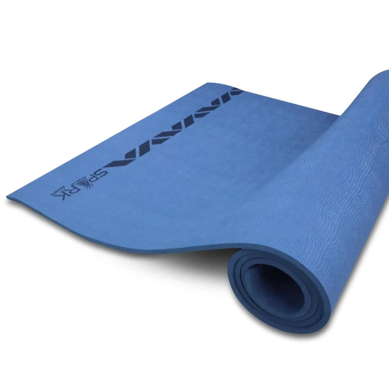 نيفيا Nivia Spark EVA Yoga Mat - 6mm Thickness, Navy Blue, for Home Workout and Gym Exercise