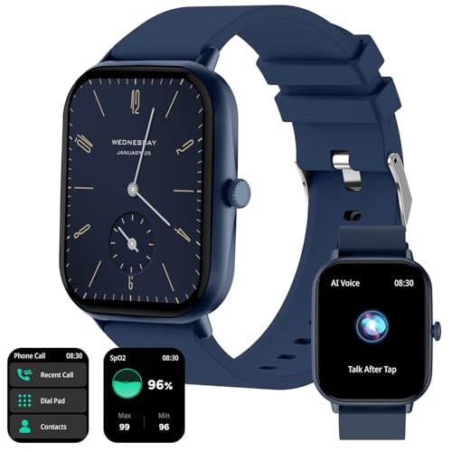 Fire-Boltt Ninja Call Pro Max 51.05mm (2.01 inch) HD Display Smart Watch, Bluetooth Calling, 120+ Sports Modes, Health Suite, Voice Assistance (Blue) - Image 1
