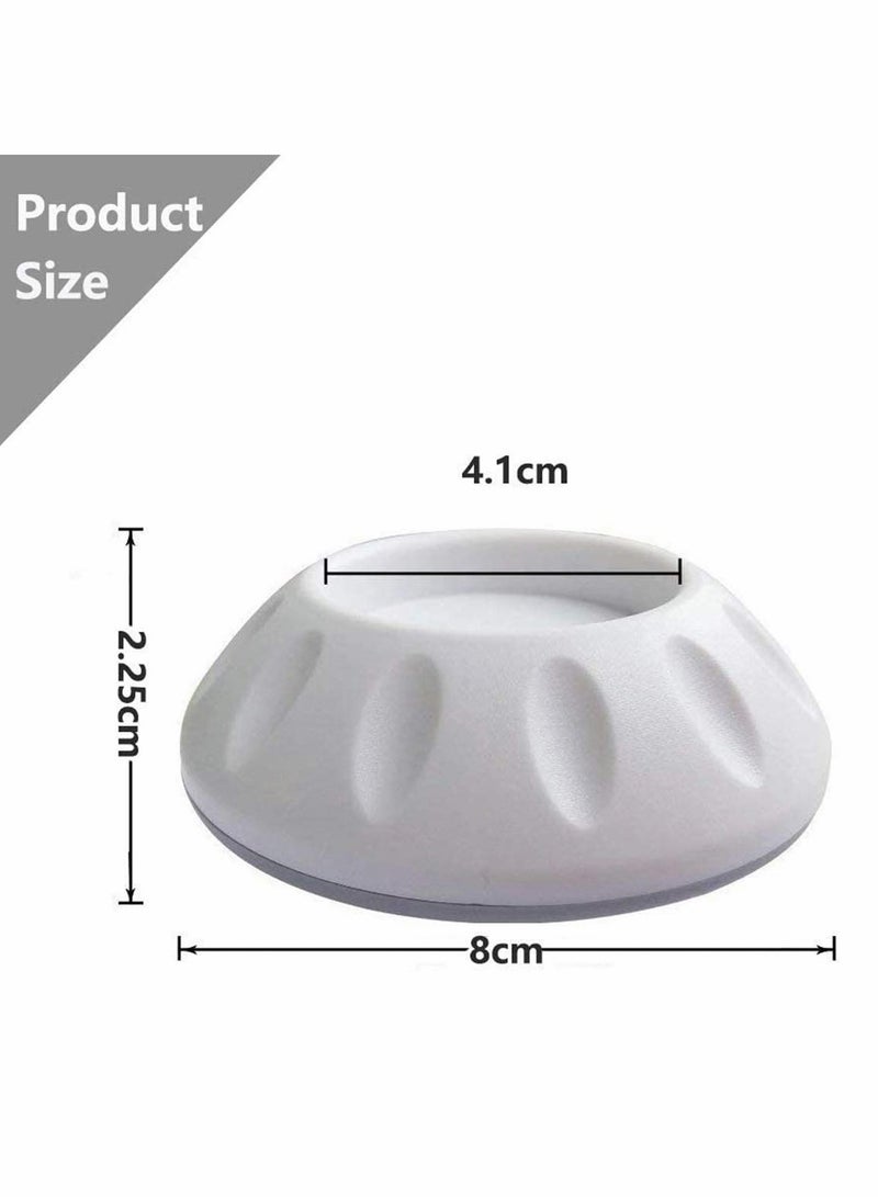 SOLARAE 4 Pack Gate Wall Protector Wall Guard for Protect Your Kids Pressure Mounted Gate Protect Walls Protect Door Stair Wall Surface Babies Pets Safety White - Image 2