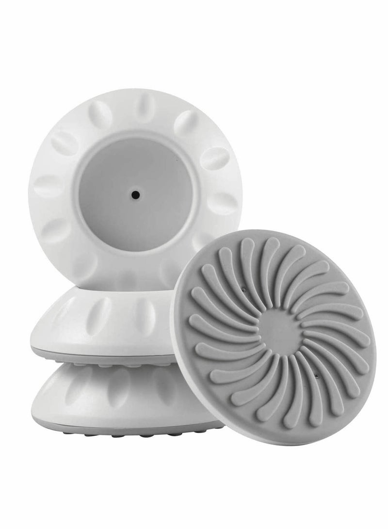 SOLARAE 4 Pack Gate Wall Protector Wall Guard for Protect Your Kids Pressure Mounted Gate Protect Walls Protect Door Stair Wall Surface Babies Pets Safety White - Image 1