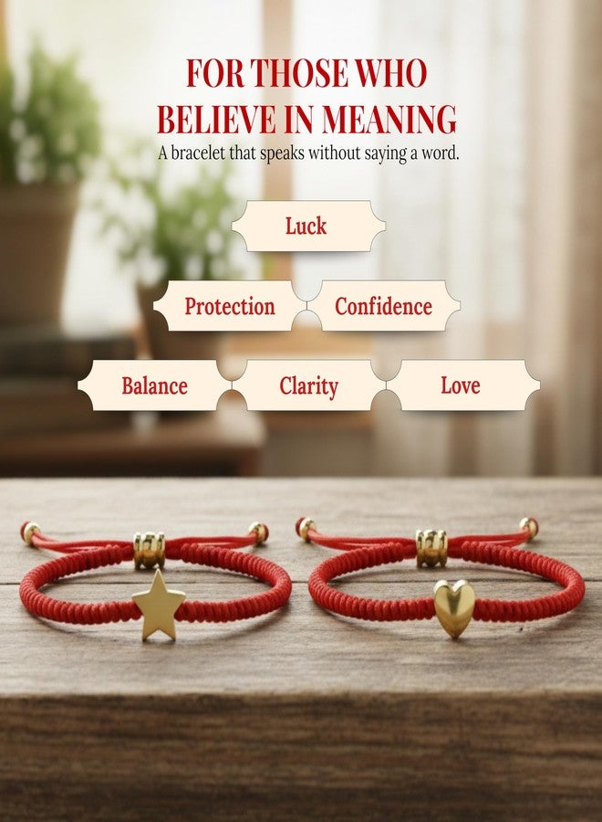 Cherry Tree Collection Lucky Red String Bracelet - Image 3