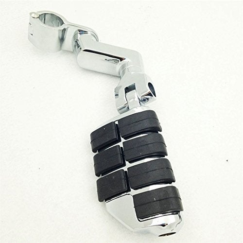 XKMT-Chromed Highway Clamps 1.5" Large Foot Pegs Compatible With V-STAR Roadstar VULCAN [B0125VPVXM] - Image 2