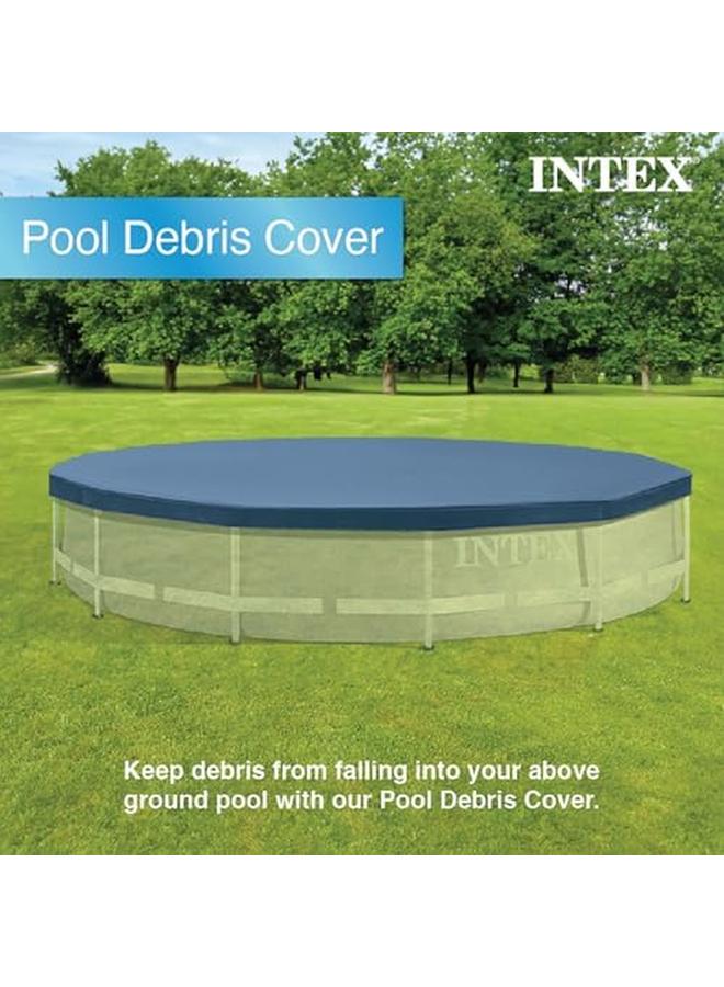 INTEX 12 Ft. Metal Frame Above Ground Pool Cover - Image 4