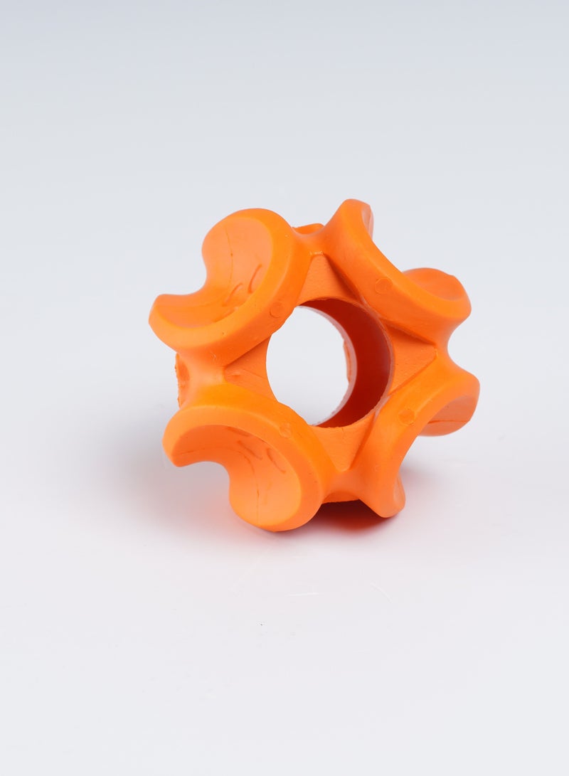 GULFLINK Non Toxic Natural Rubber Toy For Dogs Orange - Image 2