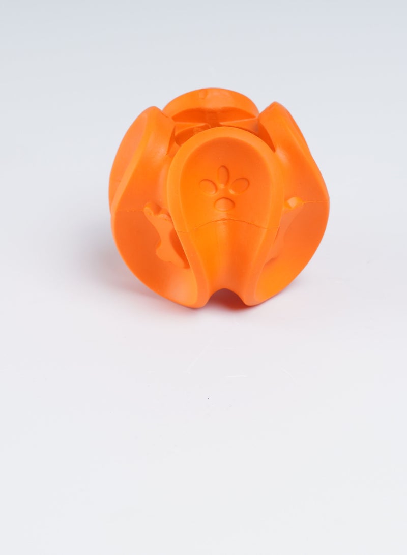 GULFLINK Non Toxic Natural Rubber Toy For Dogs Orange - Image 4