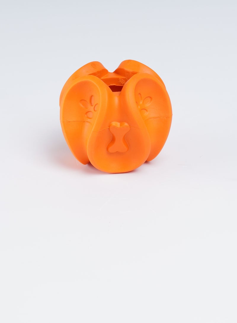 GULFLINK Non Toxic Natural Rubber Toy For Dogs Orange - Image 3