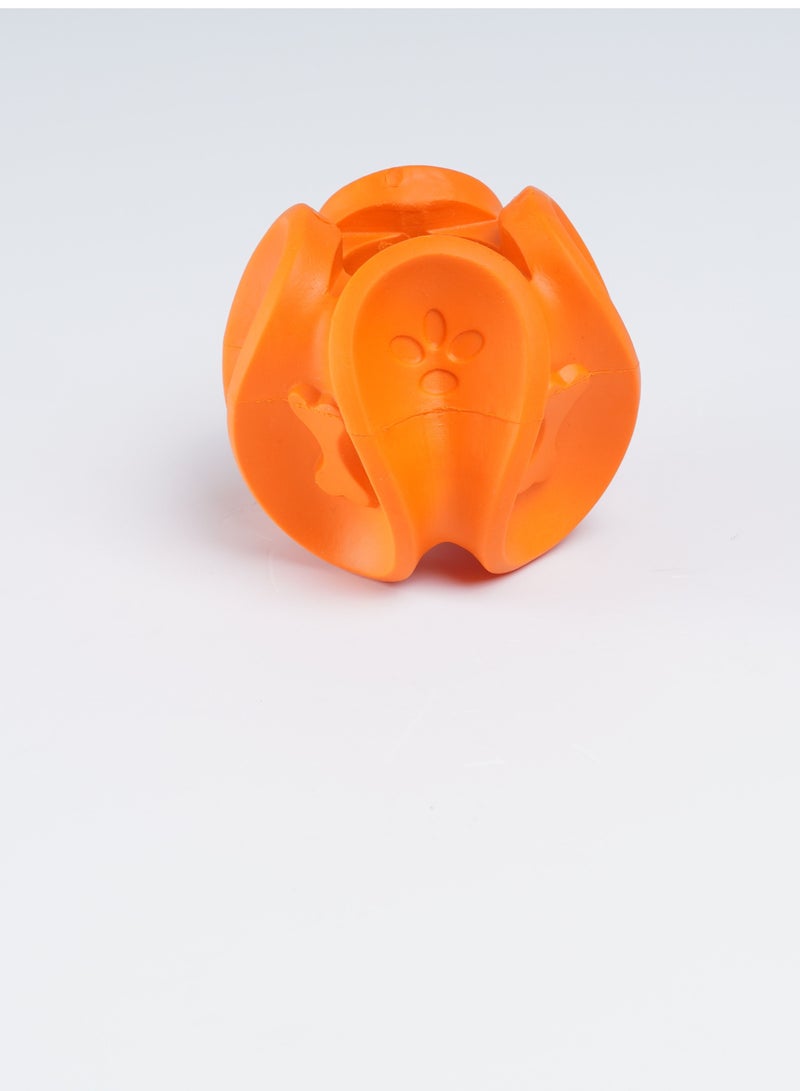 GULFLINK Non Toxic Natural Rubber Toy For Dogs Orange - Image 1