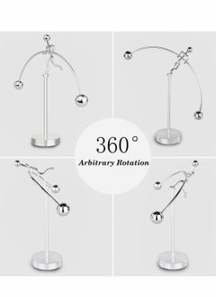 Y&D Steel Balance Toy Weightlifter Kinetic Art Balancing Decompressive Science Psychology Home Offic Decor Desk  - Image 4