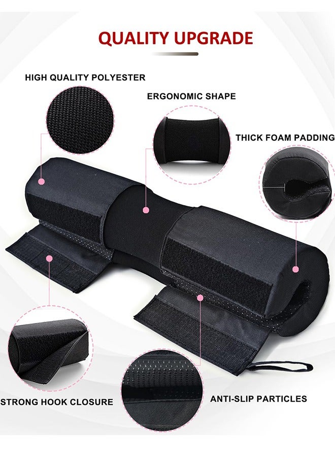 بيوينتي وسادة القرفص العميق - وسادة حماية قابلة للتعديل للرقبة والكتف مع وسادة رغوة على سطح مضاد للانزلاق من نسيج أكسفورد لالقرفص العميق ، خطوة القوس ، الوركين ، رفع الأثقال ، إلخ - Image 4