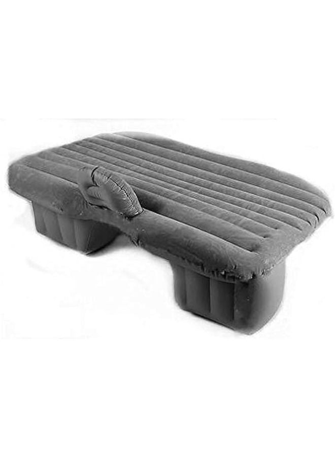 Inflatable Air Mattress for Car Travel, Universal Camping and SUV Airbag with 2 Airbags (Gray)