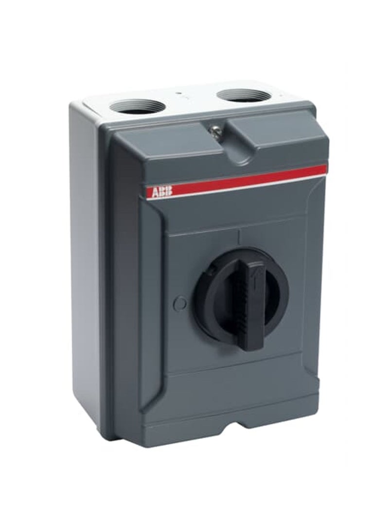 ABB 80A 3P GREY Weatherproof Enclosed Isolator KSE 380M/TPN