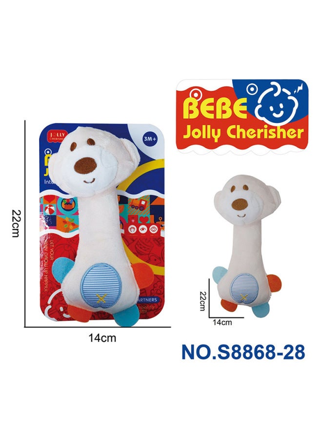 Baby Soothing Gum Bb Stick Early Education Toy Plush Giraffe Muppet Hanging Bed Wind Bell Educational Toy - Image 1