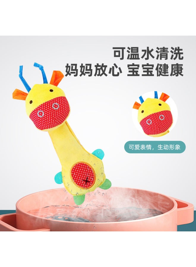 Baby Soothing Gum Bb Stick Early Education Toy Plush Giraffe Muppet Hanging Bed Wind Bell Educational Toy - Image 2
