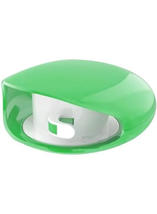 Green Automatic Retractable USB Cable Organizer Reel Storage Box For Office Home Travel - Image 1