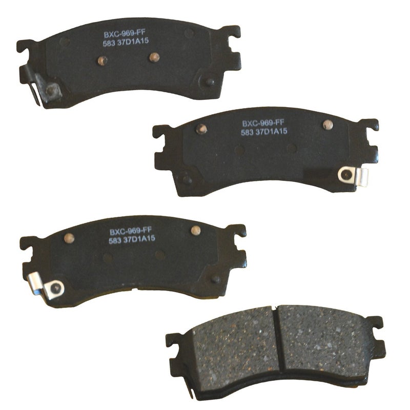 بنديكس وسادات فرامل أمامية سيراميكية Bendix Premium SBC583 لسيارات Ford Probe موديل 1993 وMazda 626 موديل 1993 وMX-6 موديل 1993 - Image 1