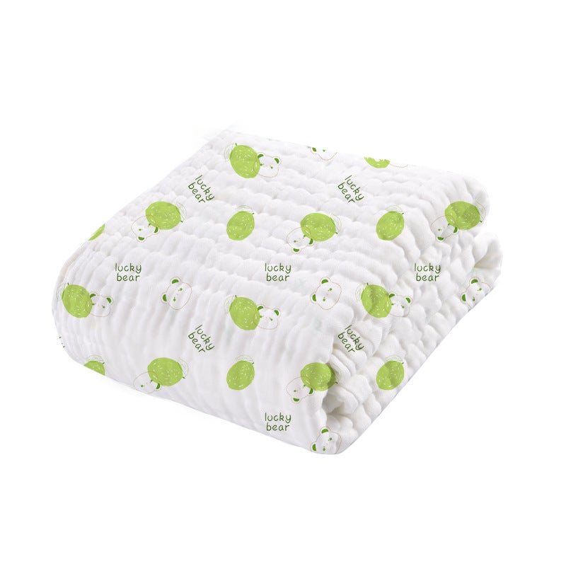 Premium Baby Bath Towel - Newborn Cotton Gauze Blanket, 6 Layers, Made in China