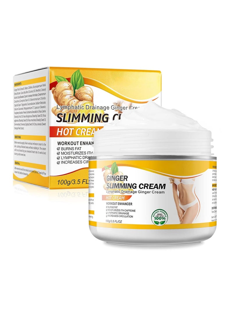 VOGSIG Anti Cellulite Slimming Gel Hot Cream Ginger Fat Burning Weight Loss Full Body Fat Burning Cream for Belly Perfect for Cellulite Soothing Relaxing Tightening  Slimming 
