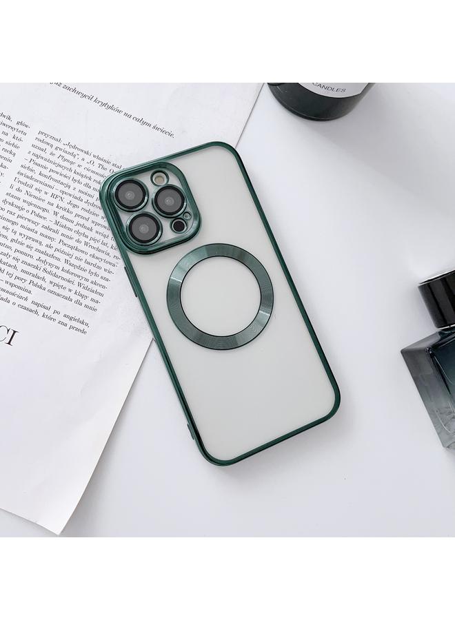 erorex Case For iPhone 13 MagSafe Electroplated Magnetic TPU Phone Case with Dust Filter & Lens Film - Image 1