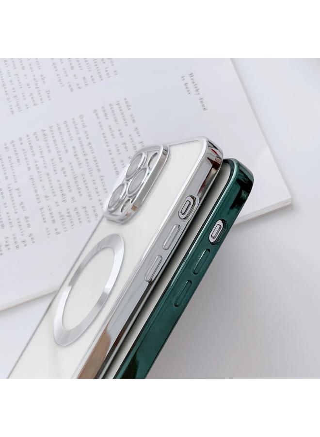 erorex Case For iPhone 13 MagSafe Electroplated Magnetic TPU Phone Case with Dust Filter & Lens Film - Image 4