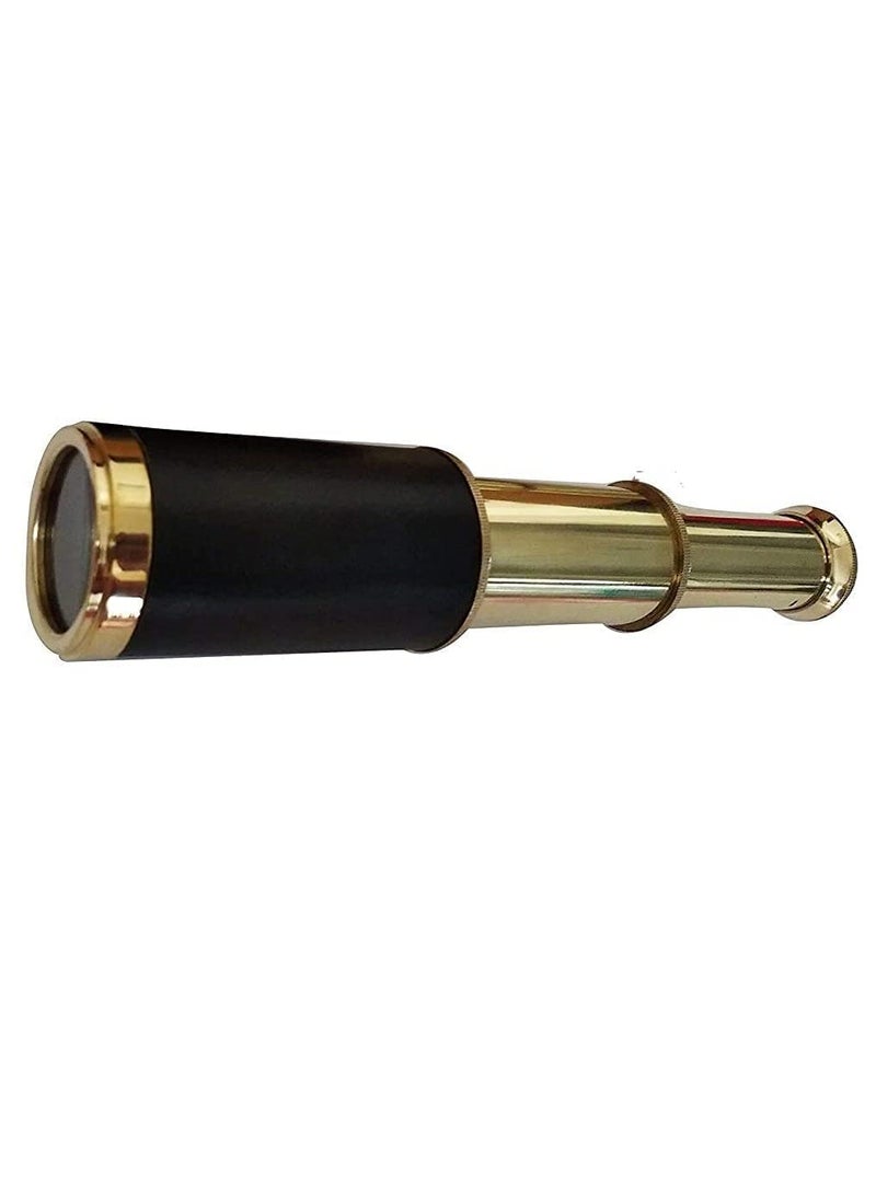 Generic 6 Inch Brass Handed Telescope Dollond 1920 with Wooden Box for NavigationPocket Telescope Pirates Telescope Nautical Theme Working Telescope Showpiece Best for Gift  - Image 5
