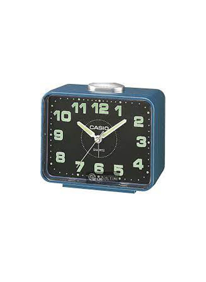 CASIO Desk Analog Alarm Clock Blue/Silver 10.7x9x6cm - Image 3