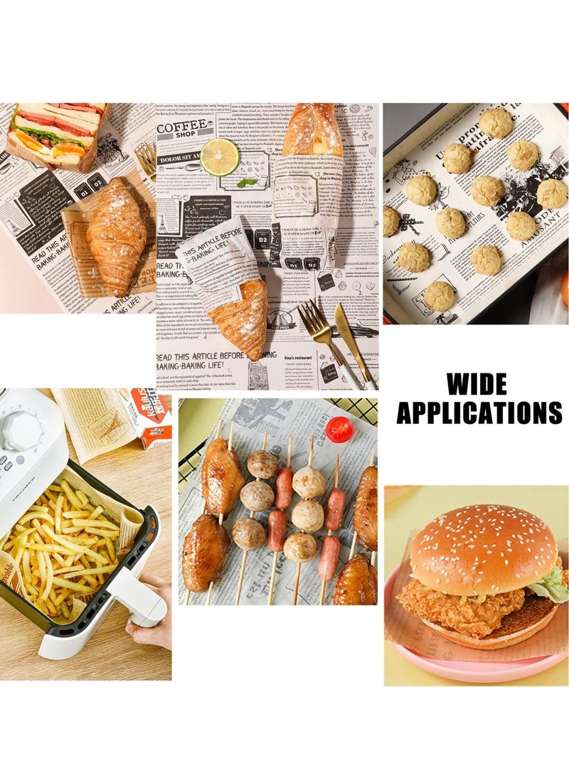 Arabest Baking Paper High Temperature Resistant, Waterproof And Greaseproof Parchment Paper,non-stick paper,for Baking,Steaming Baking Grilling Roasting Air Fryer - Image 4