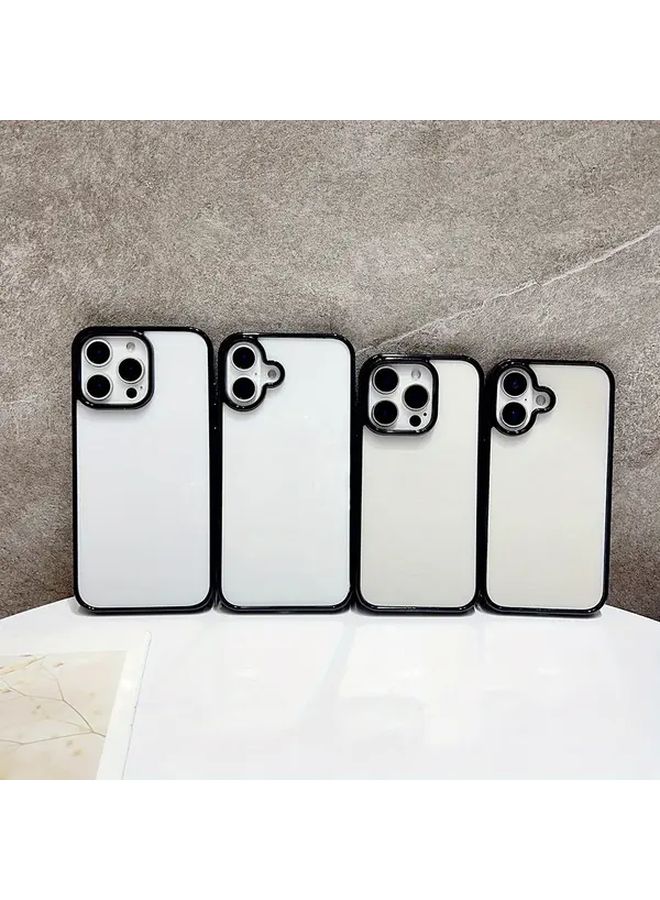 غطاء هاتف شفاف بألوان مختلطة 1 مع حبل قصير متوافق لـ iPhone 16 Pro مقاوم للصدمات - Image 5