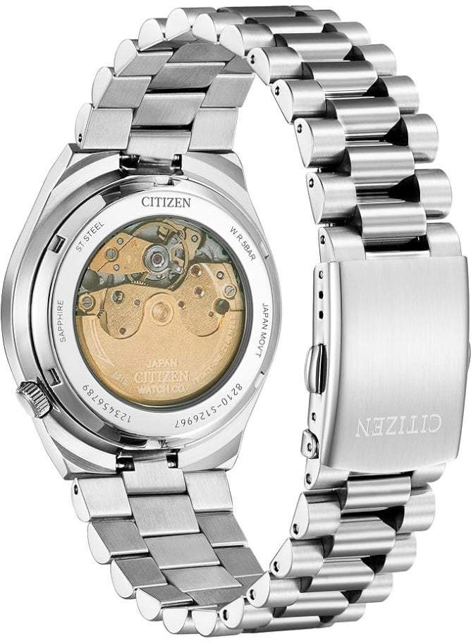 سيتيزن ساعة Citizen غير الرسمية (كاجوال) طراز NJ0150-56Z، لون فضي، مقاس واحد، سوار معدني - Image 2