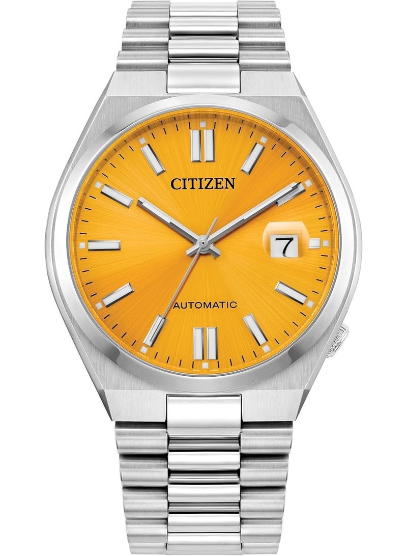 سيتيزن ساعة Citizen غير الرسمية (كاجوال) طراز NJ0150-56Z، لون فضي، مقاس واحد، سوار معدني - Image 1