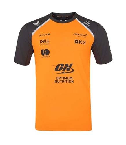 Castore McLaren F1 2025 Men's Team T-Shirt (Autumn Glory, M) - Image 1
