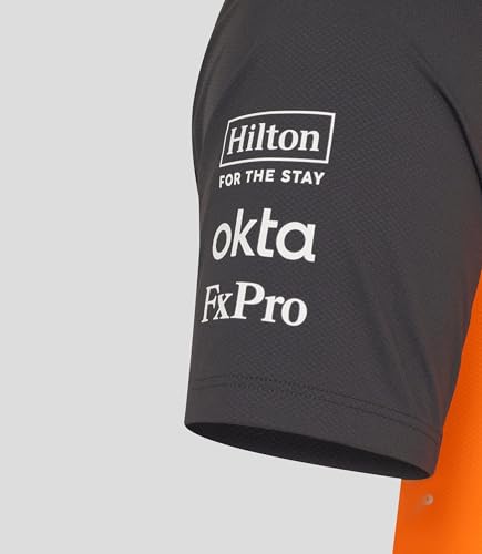 Castore McLaren F1 2025 Men's Team T-Shirt (Autumn Glory, M) - Image 4