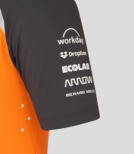 Castore McLaren F1 2025 Men's Team T-Shirt (Autumn Glory, M) - Image 3