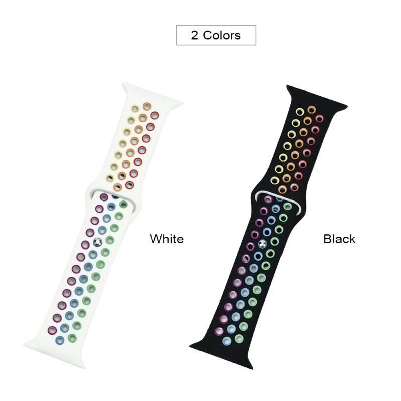 Smartwatch Bands Silicone Strap Compatible With Switch Watch Series 1 2 3 4 5 - White Skin-Friendly Washable Watch Band for Fashion Wear - Image 2