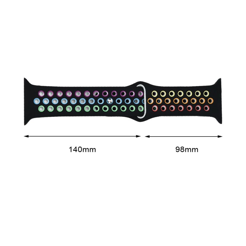 Smartwatch Bands Silicone Strap Compatible With Switch Watch Series 1 2 3 4 5 - White Skin-Friendly Washable Watch Band for Fashion Wear - Image 3