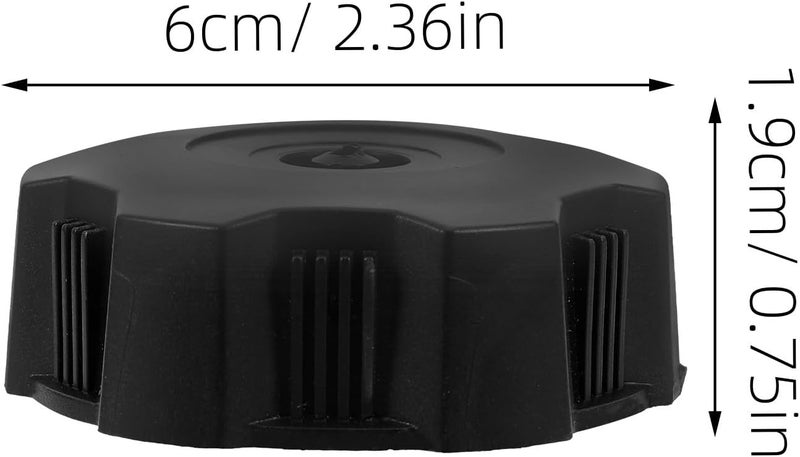 LABRIMP Atv Nylon Oil Tank Cap 40mm for 50-125cc Off-road Motorcycle Replacement Fuel Lid Compatible with Small Bull and Little Dinosaur Models - Image 2