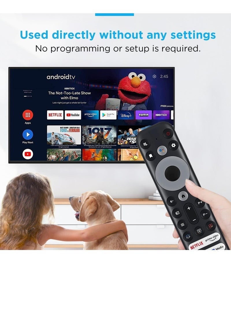 ريموت كنترول بديل عالمي متوافق مع تلفزيون TCL الذكي Mini LED وQLED و4K UHD، مناسب لموديلات 75R646 و65R646 و55R646 و75S546 و65S546 و55S546 و50S546 و43S446 و50S446 و55S446 و65S446 و75S446 و85S446، بدون خاصية التحكم الصوتي - Image 3