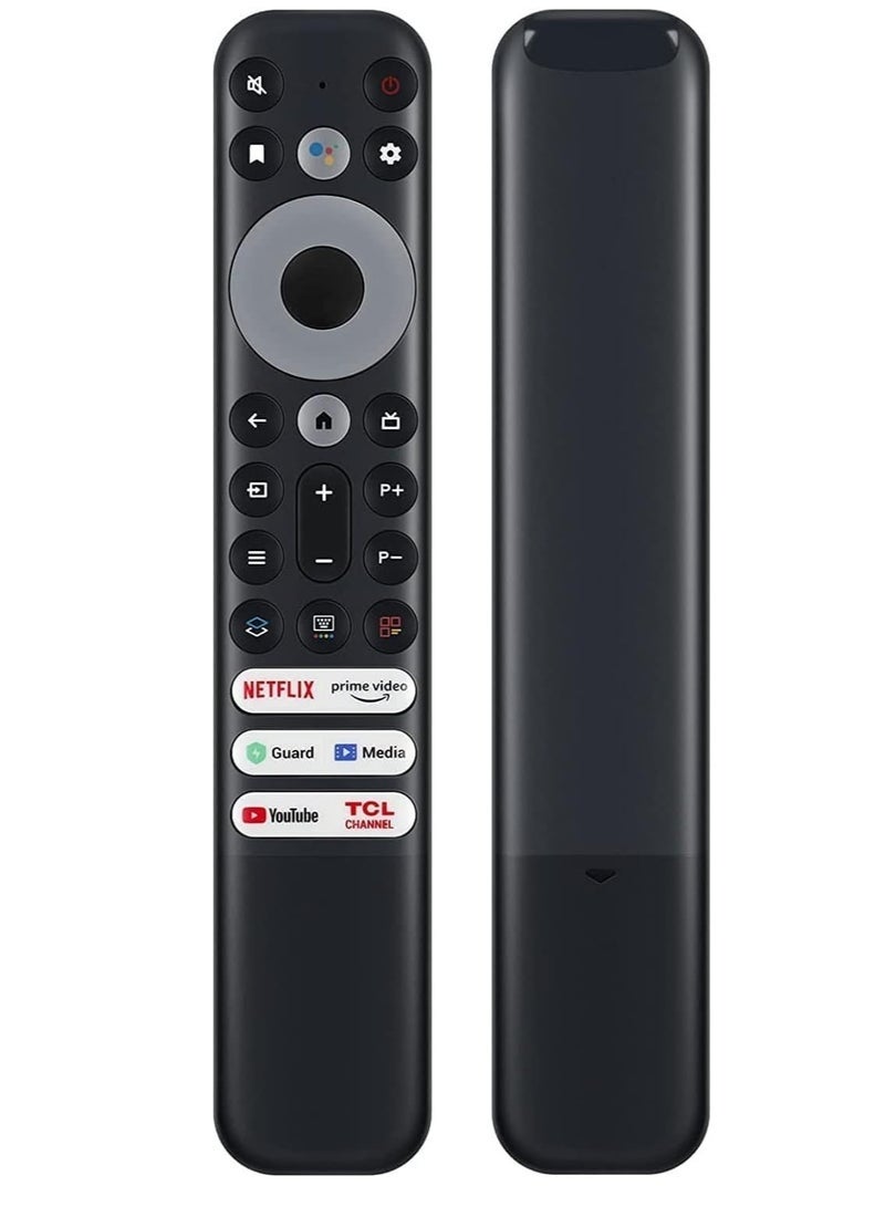 ريموت كنترول بديل عالمي متوافق مع تلفزيون TCL الذكي Mini LED وQLED و4K UHD، مناسب لموديلات 75R646 و65R646 و55R646 و75S546 و65S546 و55S546 و50S546 و43S446 و50S446 و55S446 و65S446 و75S446 و85S446، بدون خاصية التحكم الصوتي - Image 2