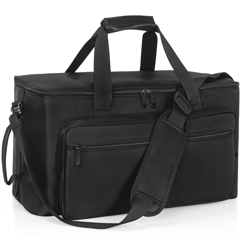 AKOZLIN Large Travel Gig Band Cable File Bag With Detachable Dividers,DJ Cord Organizer Case for Laptop,DJ Gear,Sound Instrument and Musician Accessories - Image 2