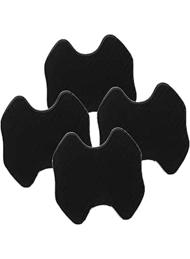 Carbon Fiber Car Door Handle Scratch Protector Cover Set of 4 Easy Installation - Image 1