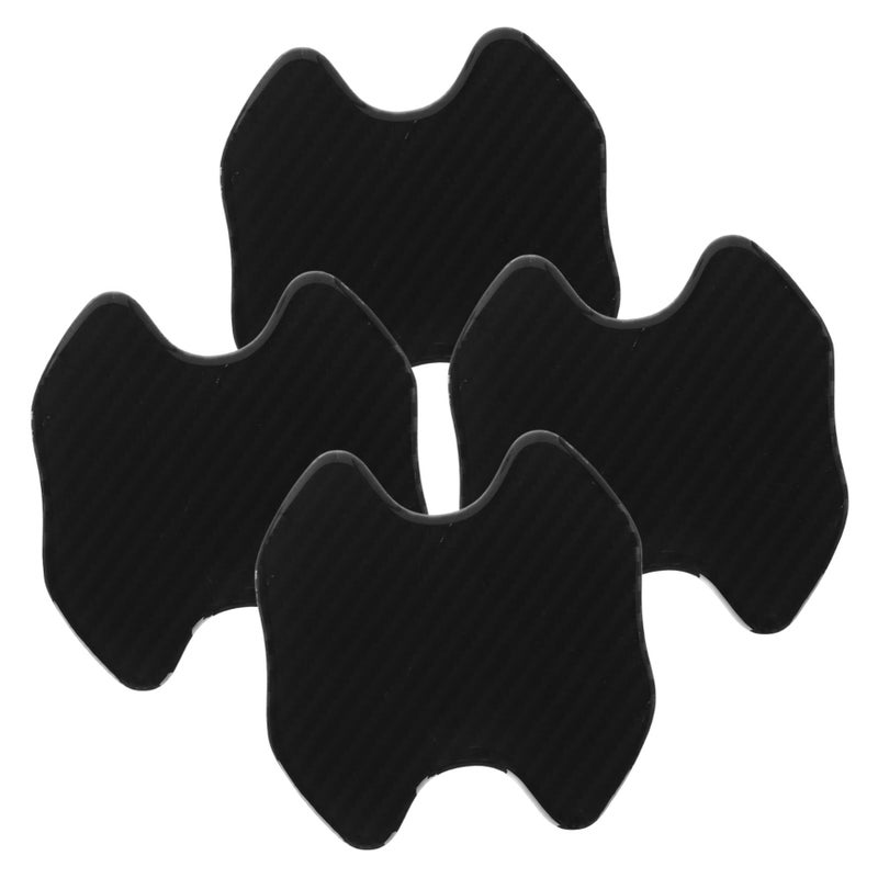 Carbon Fiber Car Door Handle Scratch Protector Cover Set of 4 Easy Installation - Image 2