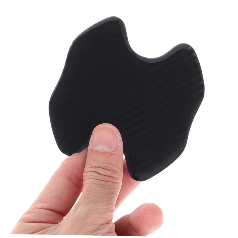 Carbon Fiber Car Door Handle Scratch Protector Cover Set of 4 Easy Installation - Image 4