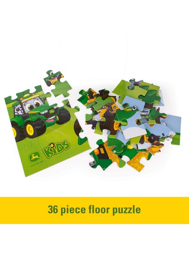 John Deere Farm Kids Floor Puzzle Kids Puzzle With Large Durable Pieces Farm Themed Toddler Learning Toys Farm Toys And Kid Puzzles 36 Piece Kids Puzzles Ages 3 Years And Up  - Image 3